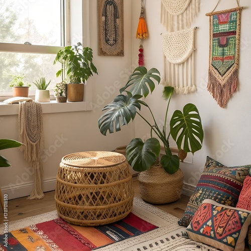 living room interior with sofa