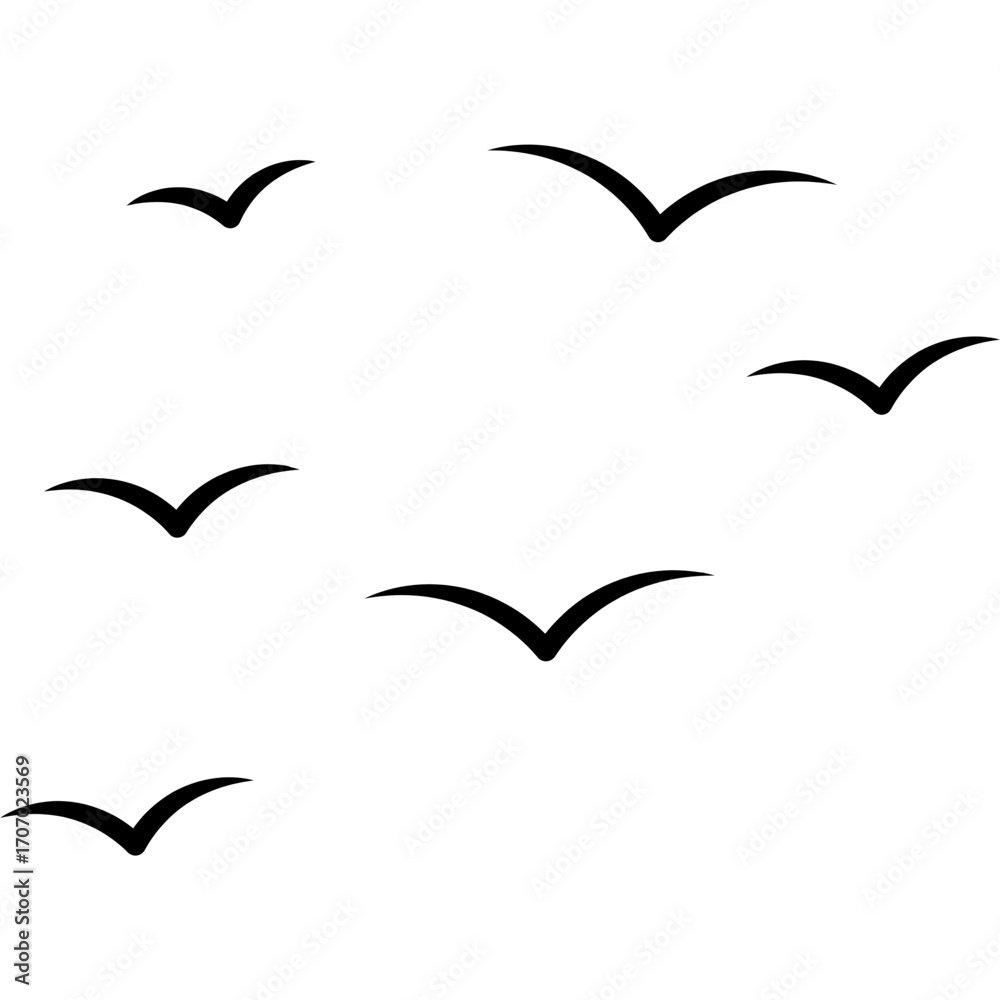 Naklejka premium Flying Bird Icon