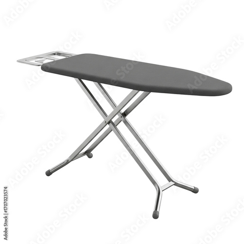Modern Ironing Board, isolated on transparent background
