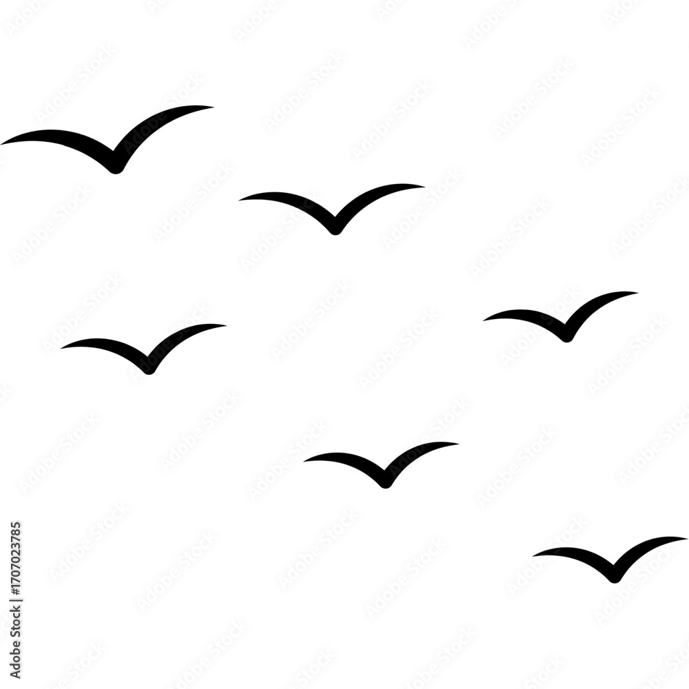 Obraz premium Flying Bird Icon