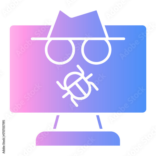 spyware Gradient icon