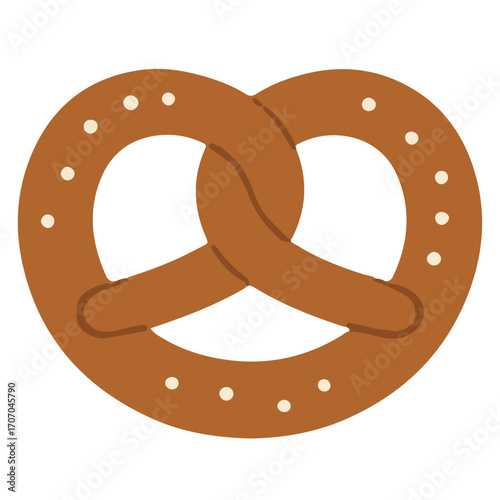 Pretzel Icon – German Snack Bakery Vector