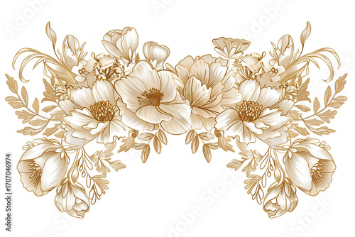 a beautiful flower design