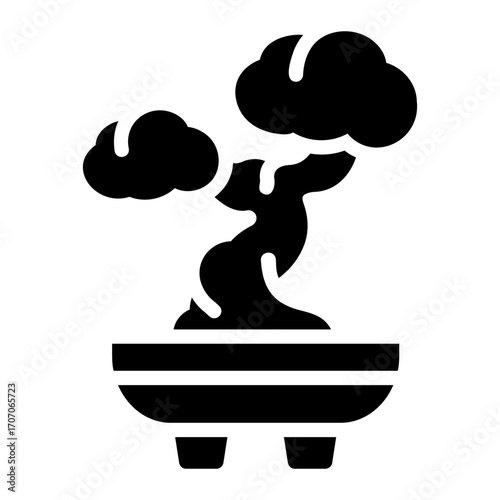 Bonsai Tree Solid icon