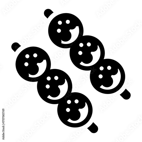 Dango Skewer Solid icon