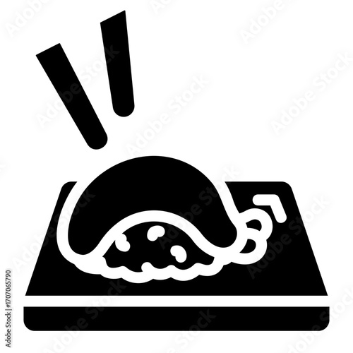 Dumpling Dish Solid icon