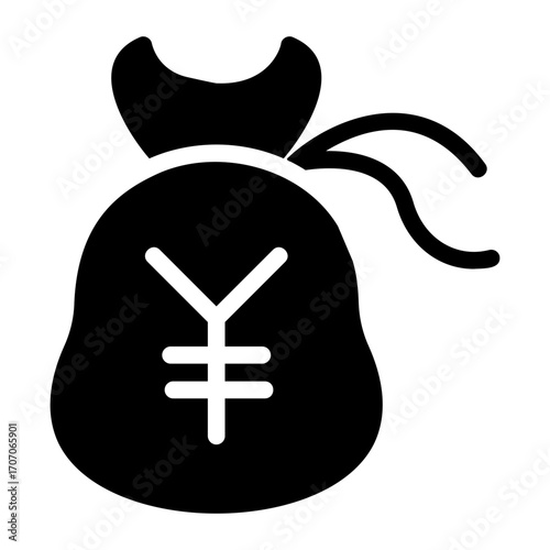 Money Bag Solid icon