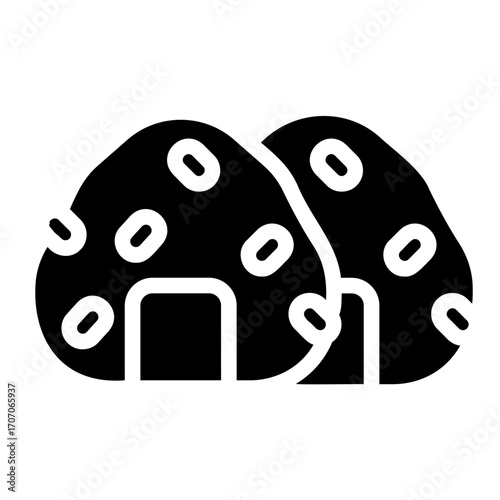 Rice Ball Solid icon