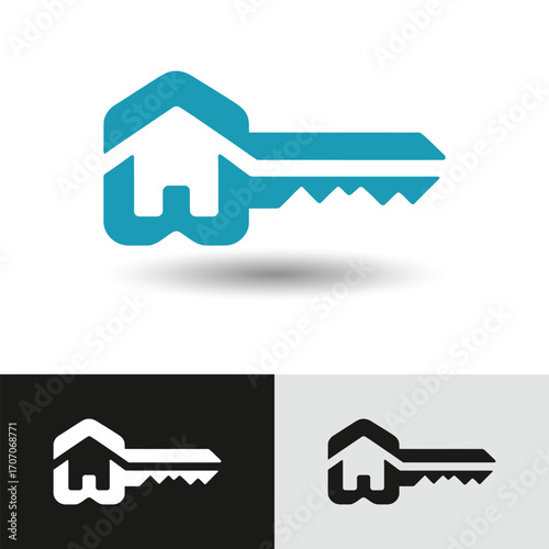 House Key Logo Template