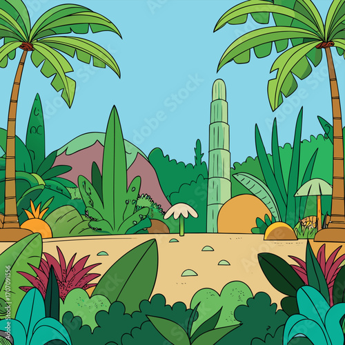 ai1757854356255_flat-vector-fantasy-jungle-with-oversized-plants.eps