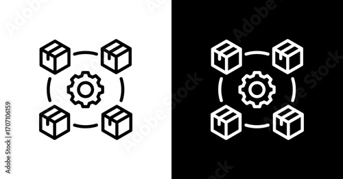 Product Lifecycle Icon Set Multiple Style Collection