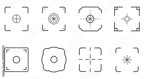 Collection of Different Camera Focus Frames