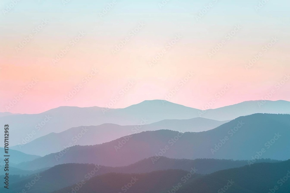 Fototapeta premium sunrise in the mountains