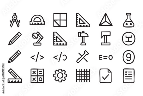 science and education icons