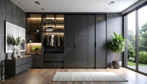 Modern Walk-in Closet