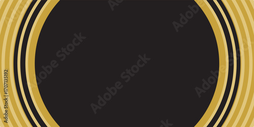 Black gold background vector wallapaper for backdrop, banner. vektor