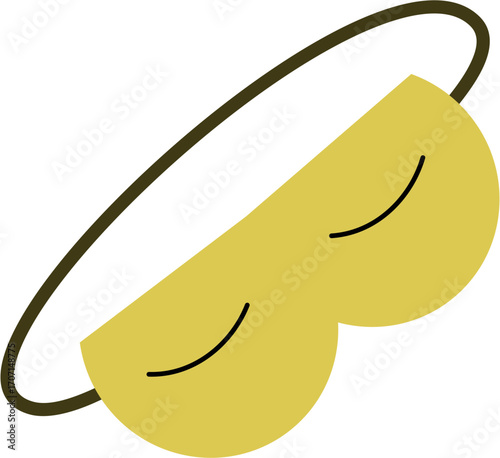 Eye Mask Icon for Spa and Relaxation