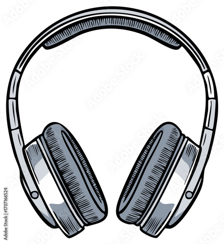 Modern Over Ear Headphones for Music Listening and Sound Amplification