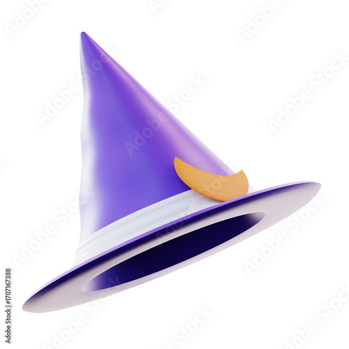 3D Illustration Witch Hat
