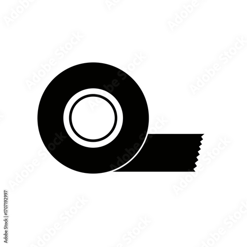 tape, icon, vector, adhesive, roll, silhouette, sticky, office, craft, packaging, outline, clipart, illustration, design, tool, supply, seal, repair, wrap, stationary, dispenser, binding, fasten, bind