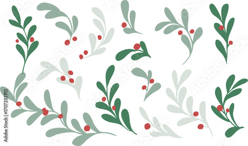 クリスマスリースのイラスト。12月のクリスマス素材。ヒイラギの冬クリスマスフレーム背景。Illustration of a Christmas wreath. December Christmas materials. Holly winter Christmas frame background.