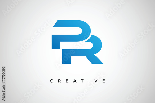 PR Creative Monogram Letter mark Logo – Modern Branding Design & Business Identity