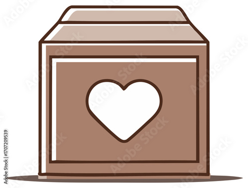 Elegant urn with a heart emblem offering solace and remembrance