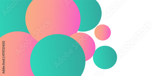 Futuristic gradient backdrop colorful banner vector illustration design