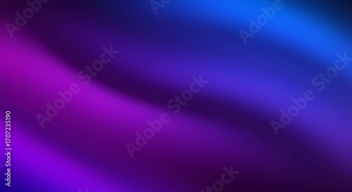 An abstract background with a vibrant blue and purple glowing color gradient