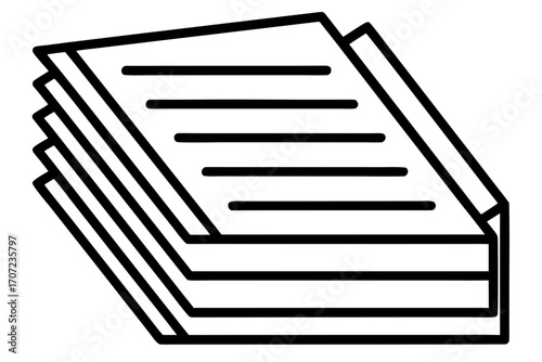 vector illustration of a document icon