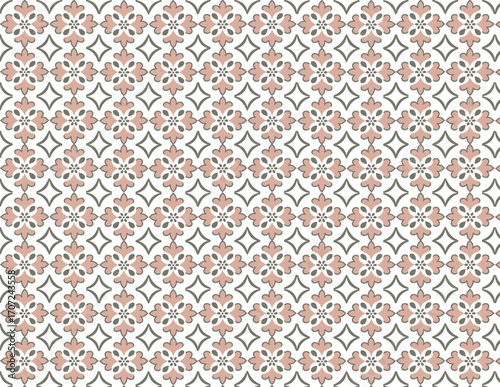 Floral Pattern: A seamless floral pattern designed with meticulous detail, exuding elegance and charm. Perfect for adding a touch of sophistication to any project.