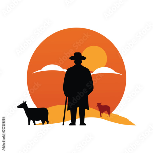 herdsman watching nset.eps