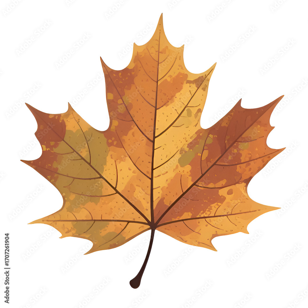Obraz premium autumn maple leaf