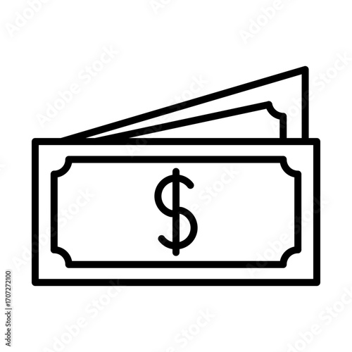 Banknote Packet icon design