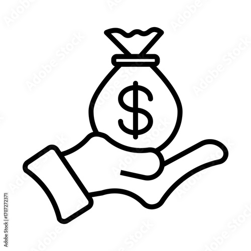 Money Holdings icon design