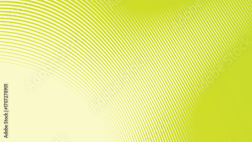 Green pastel stripes curve line abstract background with soft modern minimalist design