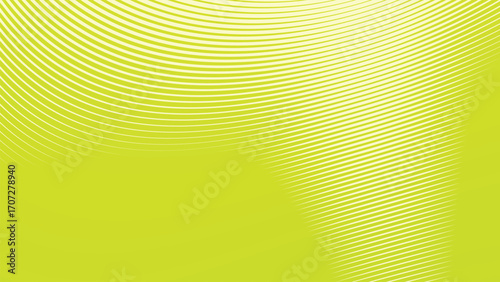 Green pastel stripes curve line abstract background with soft modern minimalist design