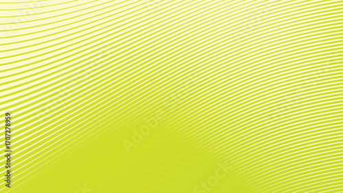 Green pastel stripes curve line abstract background with soft modern minimalist design