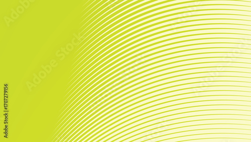Green pastel stripes curve line abstract background with soft modern minimalist design