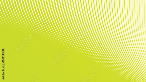 Green pastel stripes curve line abstract background with soft modern minimalist design