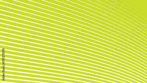 Green pastel stripes curve line abstract background with soft modern minimalist design