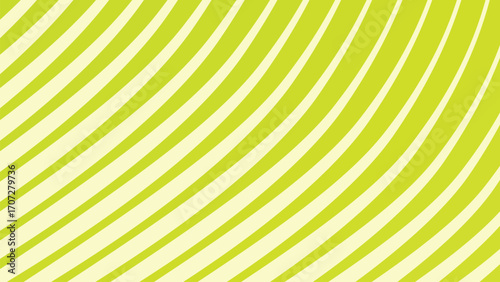 Green pastel stripes curve line abstract background with soft modern minimalist design