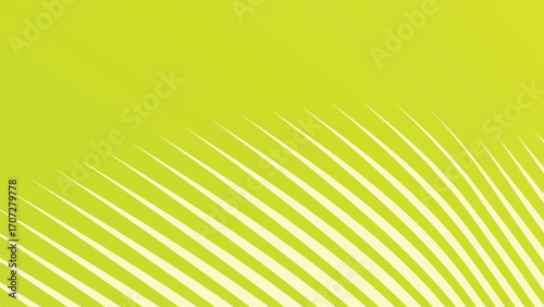 Green pastel stripes curve line abstract background with soft modern minimalist design