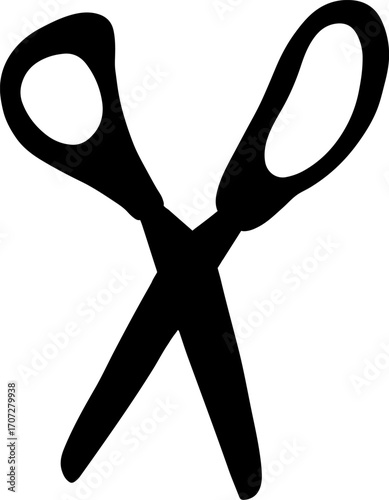 Vector isolated illustration of scissors