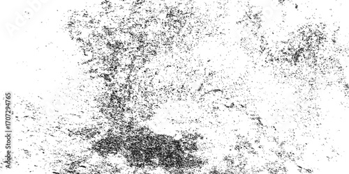 Distress crack grunge concrete dirty wall dust and noise scratches on a black background. White stone marble cracked wall texture Dirt splat stain dirty overlay or screen effect use for grunge	
