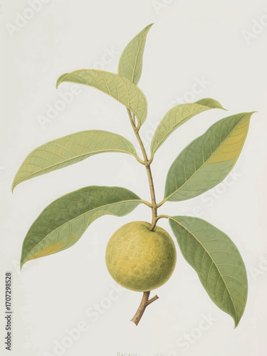Bacang Plant Illustrator Artwork Design Template Poster