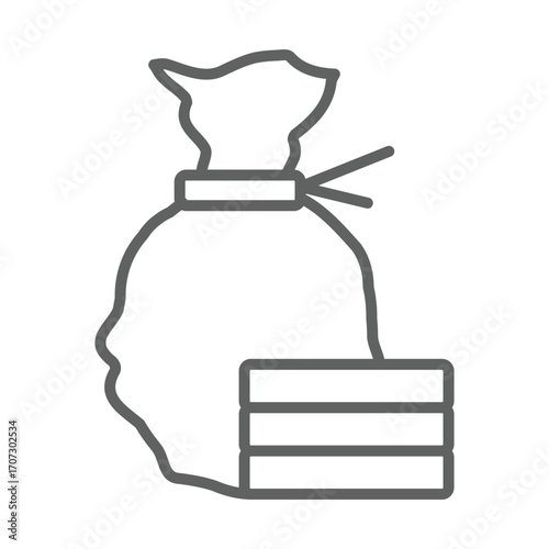 Money Bunch icon design