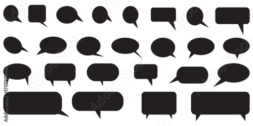 Speech Bubble Icons Set