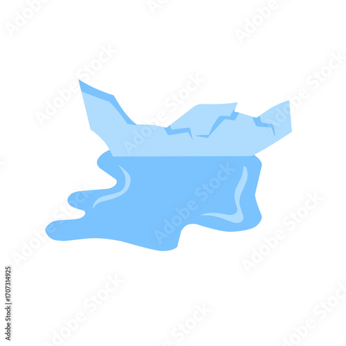 the iceberg is melting