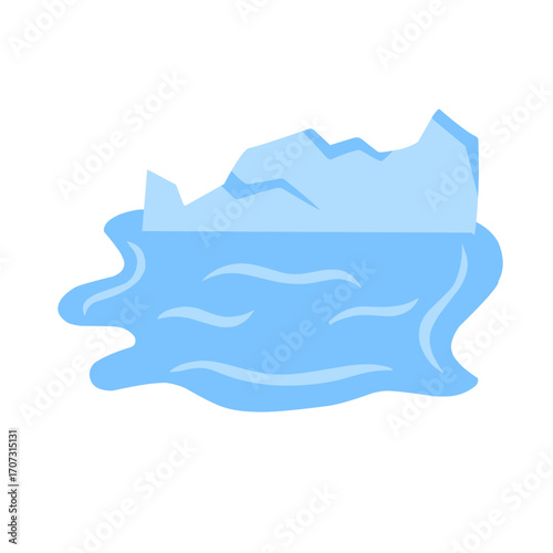 the iceberg is melting